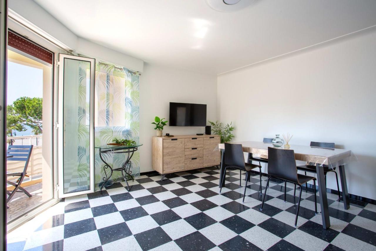 Apartment T2 Air-Conditioned Sea View Saint-Laurent-du-Var Eksteriør bilde