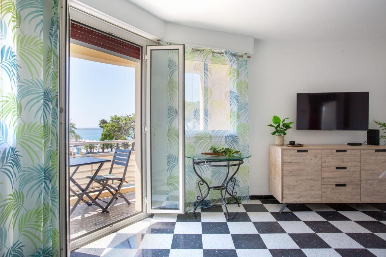 Apartment T2 Air-Conditioned Sea View Saint-Laurent-du-Var Eksteriør bilde