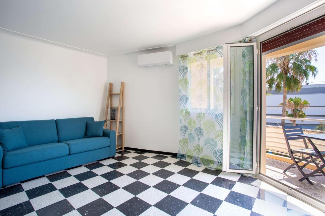 Apartment T2 Air-Conditioned Sea View Saint-Laurent-du-Var Eksteriør bilde