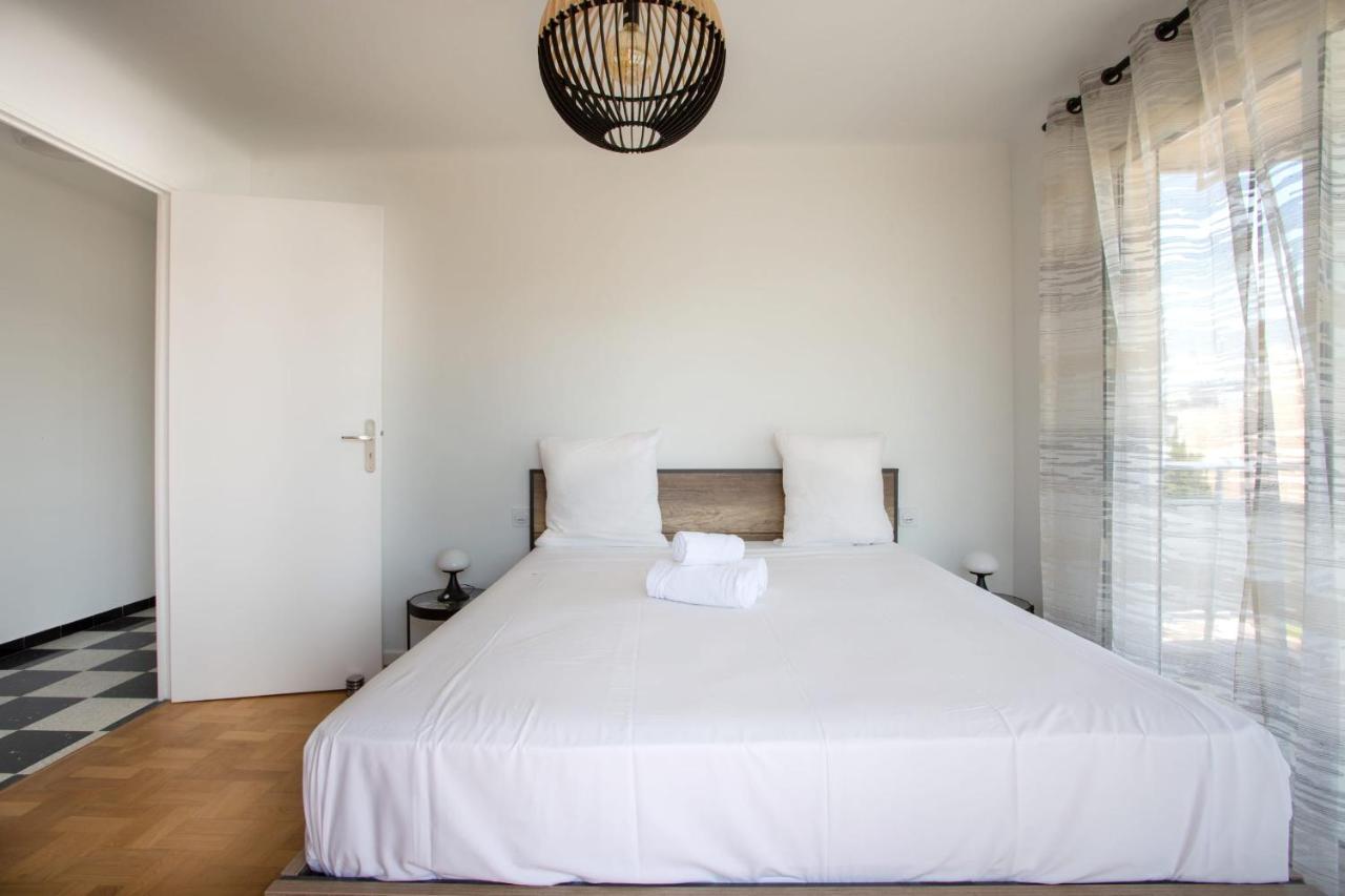 Apartment T2 Air-Conditioned Sea View Saint-Laurent-du-Var Eksteriør bilde